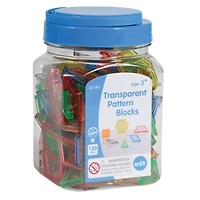 Edx Education® Transparent Pattern Blocks Mini Jar