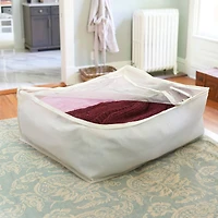 Household Essentials Canvas Blanket Storage Bag