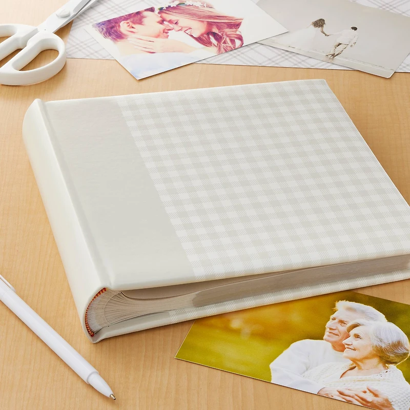 Gray Gingham 2-Up Photo Album by Recollections™