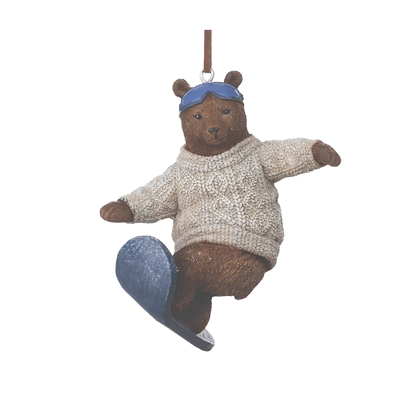Skate & Snowboard Bear Ornament Set