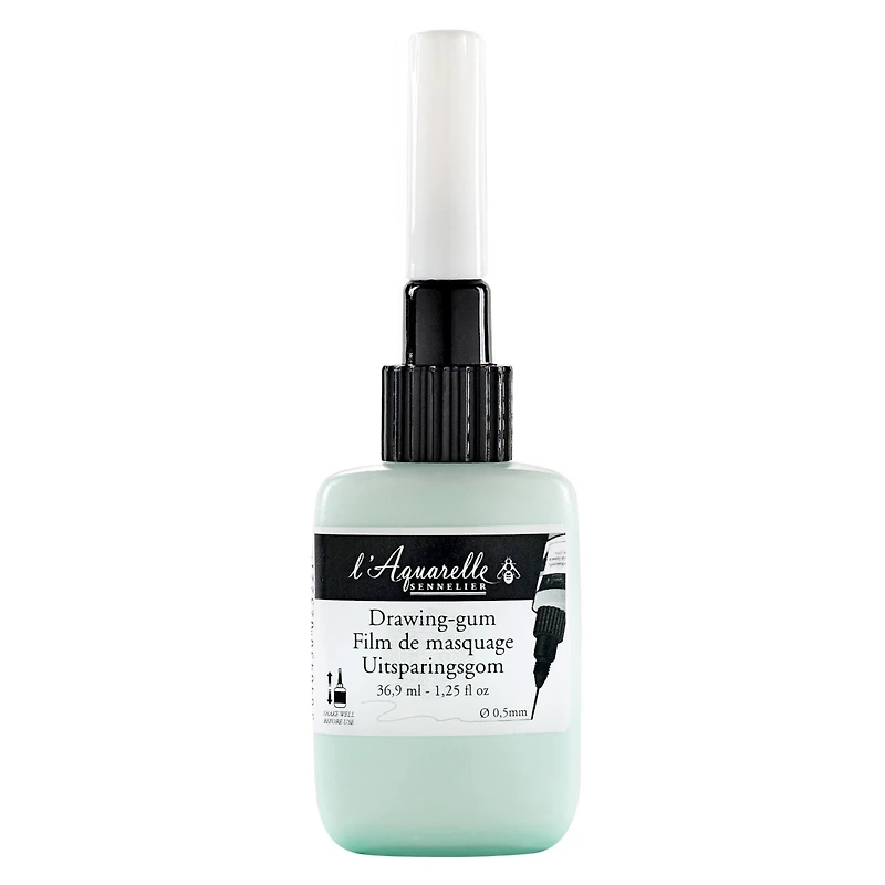 Sennelier l'Aquarelle Drawing Gum Bottle With Applicator, 1.25oz.