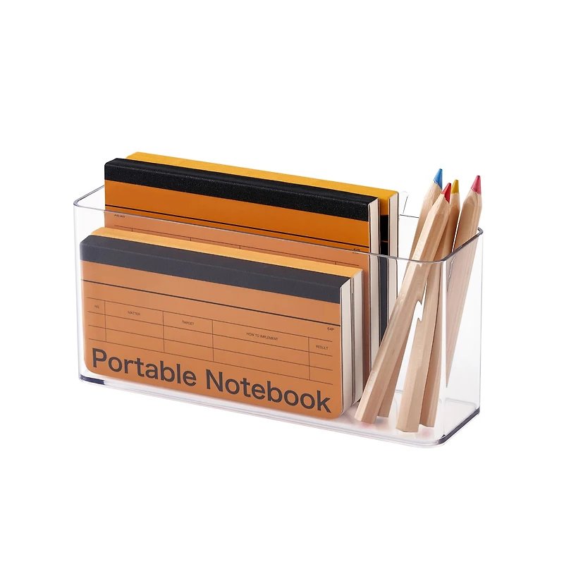 Clear Pegboard Storage Bin by Simply Tidy