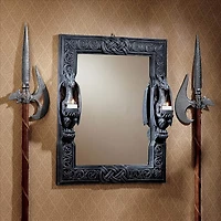 Design Toscano Dragons Thorne Twin 23" x 19" Sentinel Dragons Mirror