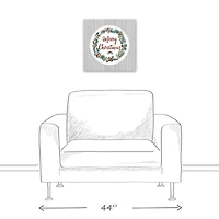 Christmas Wreath Canvas Wall Art