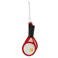 5.5" Tennis Racquets & Ball Glass Ornament by Ashland®