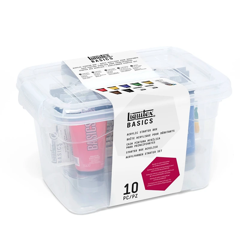 6 Pack: Liquitex BASICS® Acrylic Starter Box Set