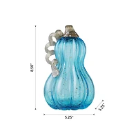 Glitzhome® Glass Gourd, Blue