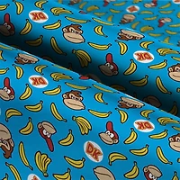 Nintendo® Donkey Kong™ Banana Blue Cotton Fabric 