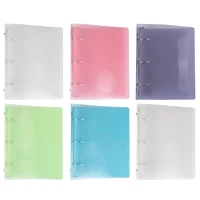 JAM Paper 1.5" Glass Twill Plastic Mini Binders, 6ct.