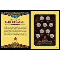 Complete 1920's Buffalo Nickel Collection