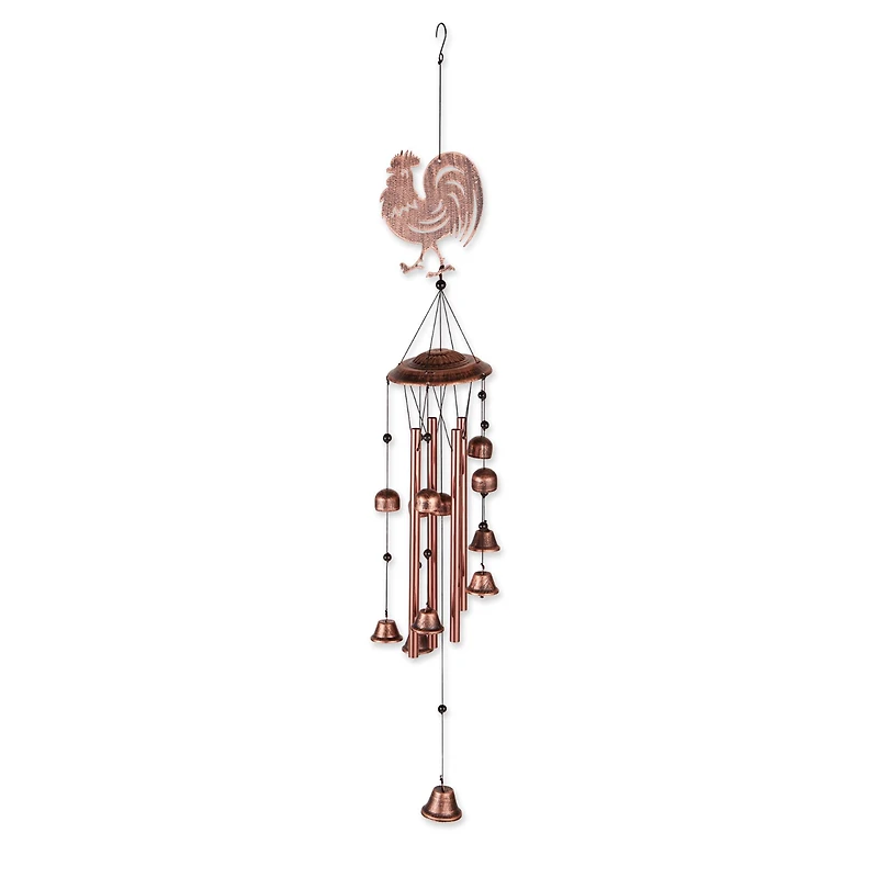 35" Rooster Bell Wind Chimes
