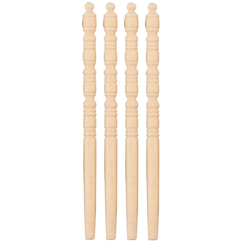 Houseworks® Round Finial Turned Posts, 4ct.