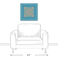 Bright Boho Bandana 20" x 20" Canvas Wall Art