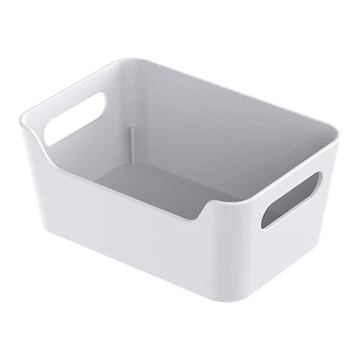 Small White Open Storage Bin by Simply Tidy®