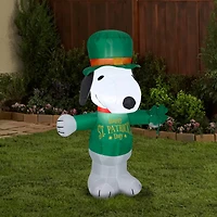 3.5ft. Airblown® Inflatable St. Patrick's Day Snoopy