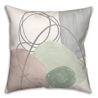 Chic Urban Abstract I 18" x 18" Throw Pillow