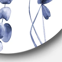 Designart - Navy Blue Eucalyptus I