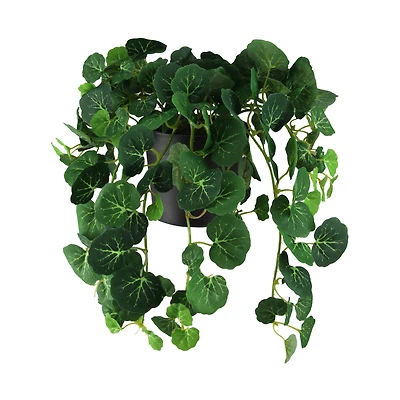 8" Forest Green Artificial Foliage in Brown Pot