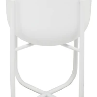 CosmoLiving by Cosmopolitan White Metal Planter with Removable Stand Set