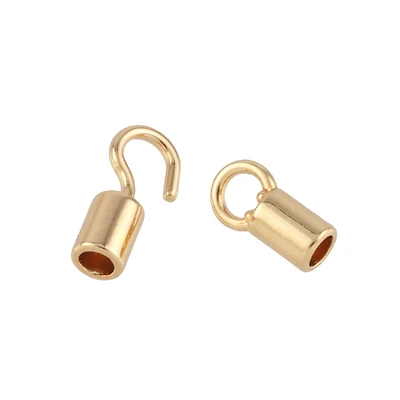 Gold Cord End Cap Closure Sets by Bead Landing™