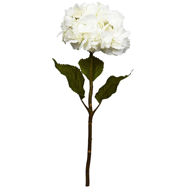White Hydrangea Stems, 3ct.