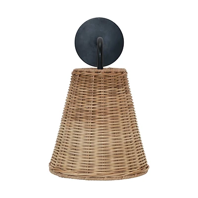 Hello Honey® 13" Wicker Weaving Sconce