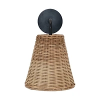 Hello Honey® 13" Wicker Weaving Sconce