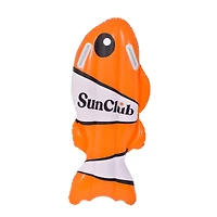 SunClub 3.25ft. Orange & White Inflatable Clown Fish Swimming Kickboard