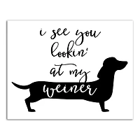 I See You Looking Canvas Wall Art
