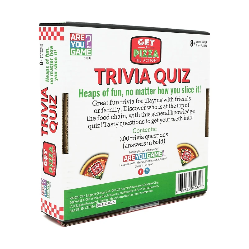 Get a Pizza the Action Trivia Quiz
