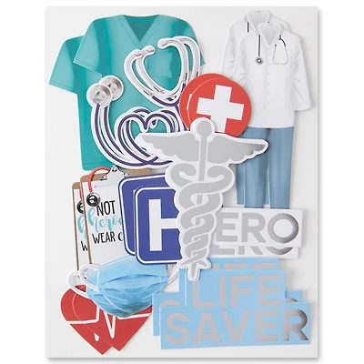 Medical Heroes Die Cut Stickers by Recollections™