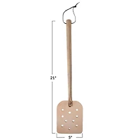 Hello Honey® Natural Modern Buffalo Leather Fly Swatter