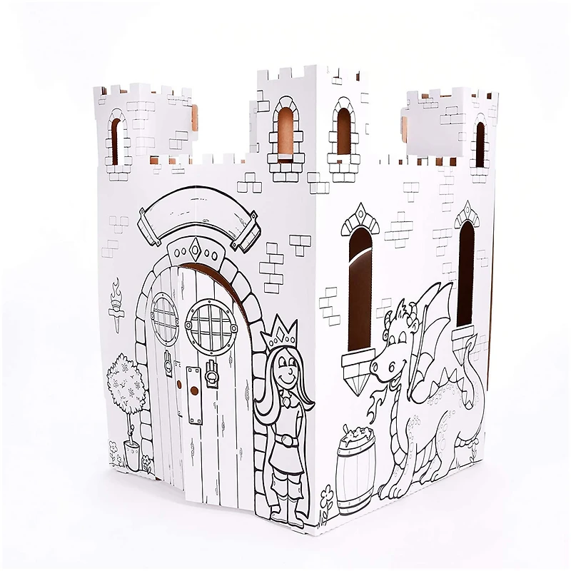 Easy Playhouse Fairy Tale Castle Cardboard Playhouse
