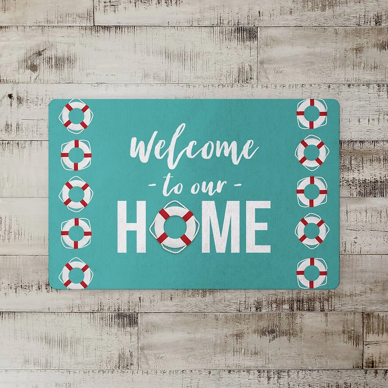 Welcome To Our Home Floor Mat, 27" x 18"