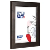 Frame USA Modern Living Espresso Walnut Single Image Picture Frame with Mat