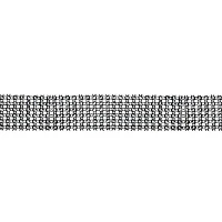 1" Faux Diamond Fashion Trim by Celebrate It