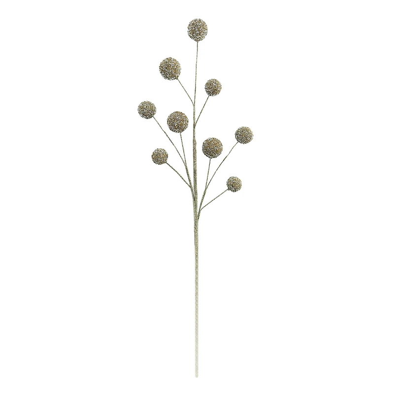 29" Gold Glitter Ball Stem by Ashland®