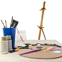 Pacific Arc Full-Size Mast Style Bamboo Studio Easel