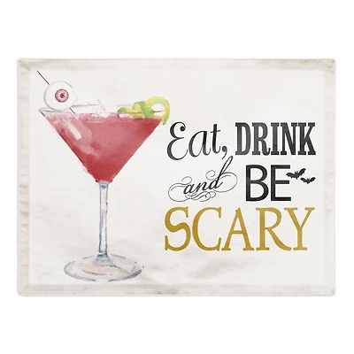 Be Scary Cocktail Polyester Twill Placemat