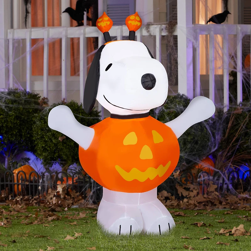 Airblown® Inflatable Peanuts® Snoopy in Pumpkin Outfit