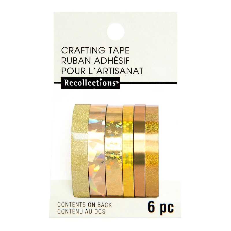 Gold Foil & Glitter Crafting Tape Set by Recollections™