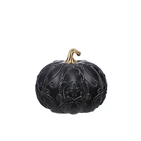6" Black Pumpkin Tabletop Décor by Ashland®