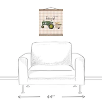 Harvest Tractor Teak Hanging Canvas
