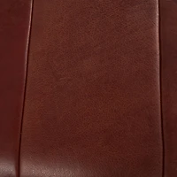 4ft. Brown Leather Upholstered Bench