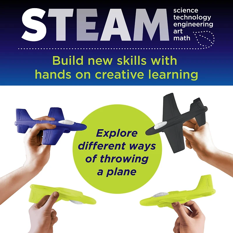 Creativity for Kids® Stunt Squadron™ Glow-in-the-Dark Foam Flier Kit