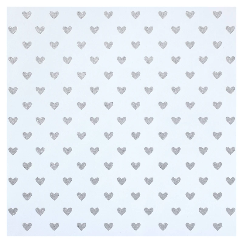 Glitter Heart Cardstock Paper by Recollections