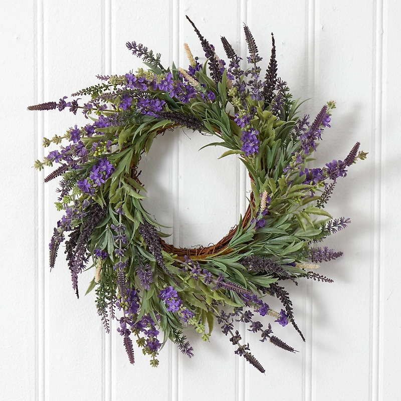 18” Lavender Wreath