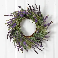 18” Lavender Wreath
