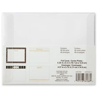 Thank You Flat Cards & Envelopes by Recollections™, 4.25" x 5.5"