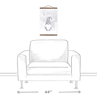 Gnoel Gnome 12x18 Teak Hanging Canvas